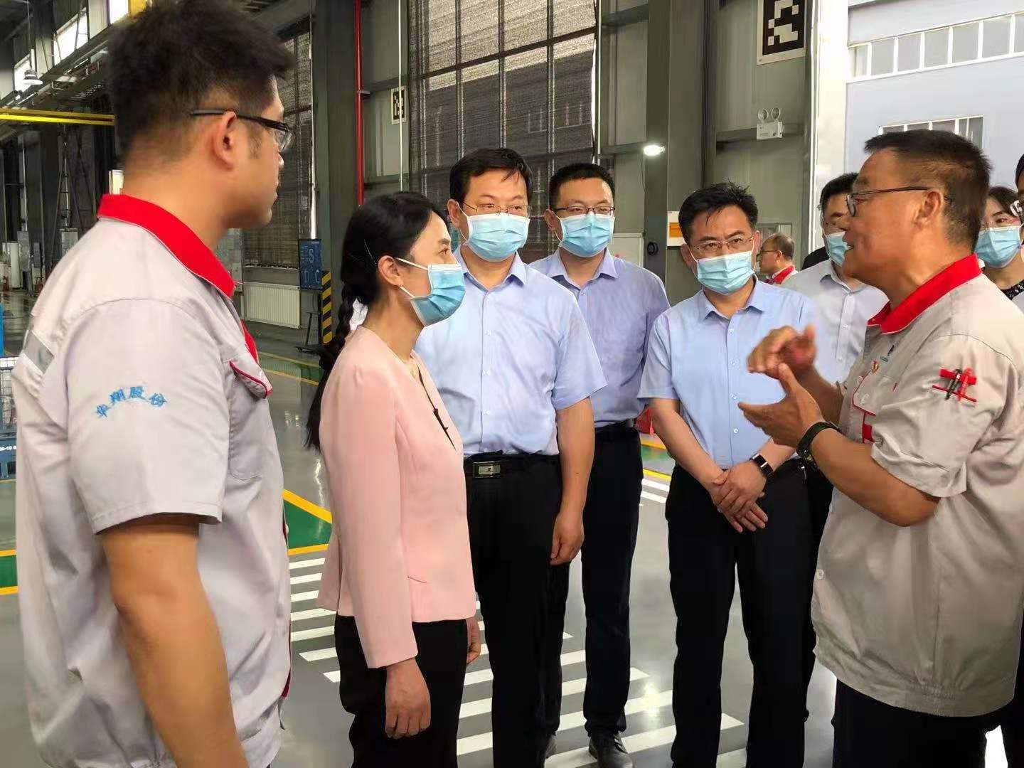 省委常委、組織部部長陳安麗蒞臨我司調(diào)研企業(yè)黨建及運行情況